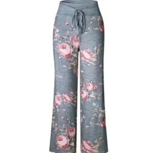 "Shawn" Relaxed Fit Floral Yoga Pants